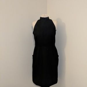 Vintage Halter Open-back Dress